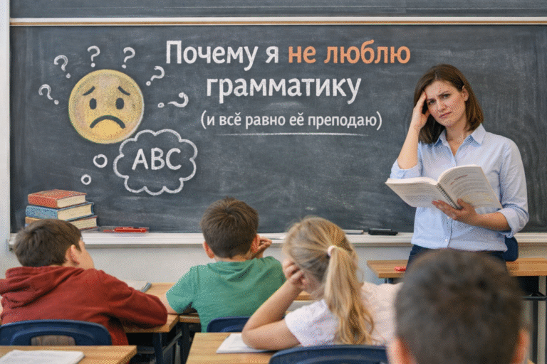  я не люблю грамматику (и всё равно её преподаю)