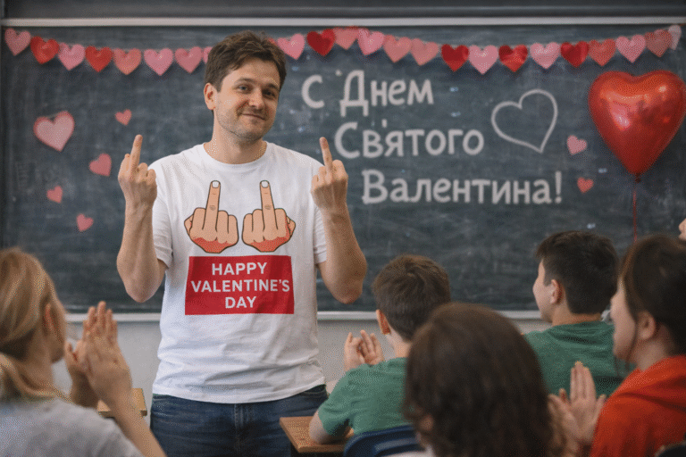  с факом на День Святого Валентина